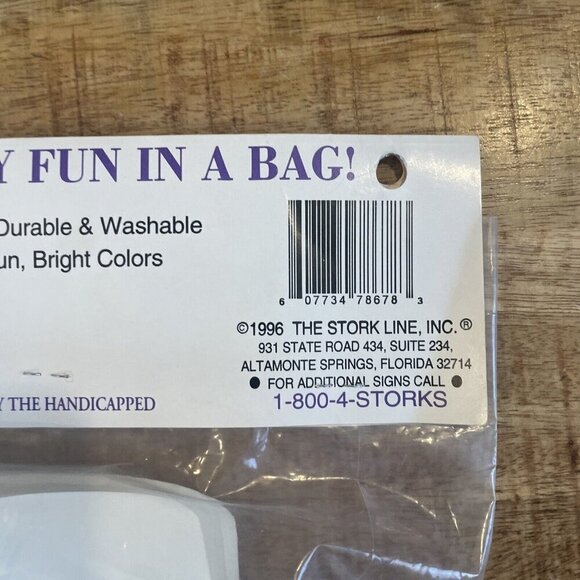 Vintage CLOWN BIRTHDAY SIGNS Party Crowns Sidewalk Greetings Ground Stakes Set 6 - Picture 7 of 9